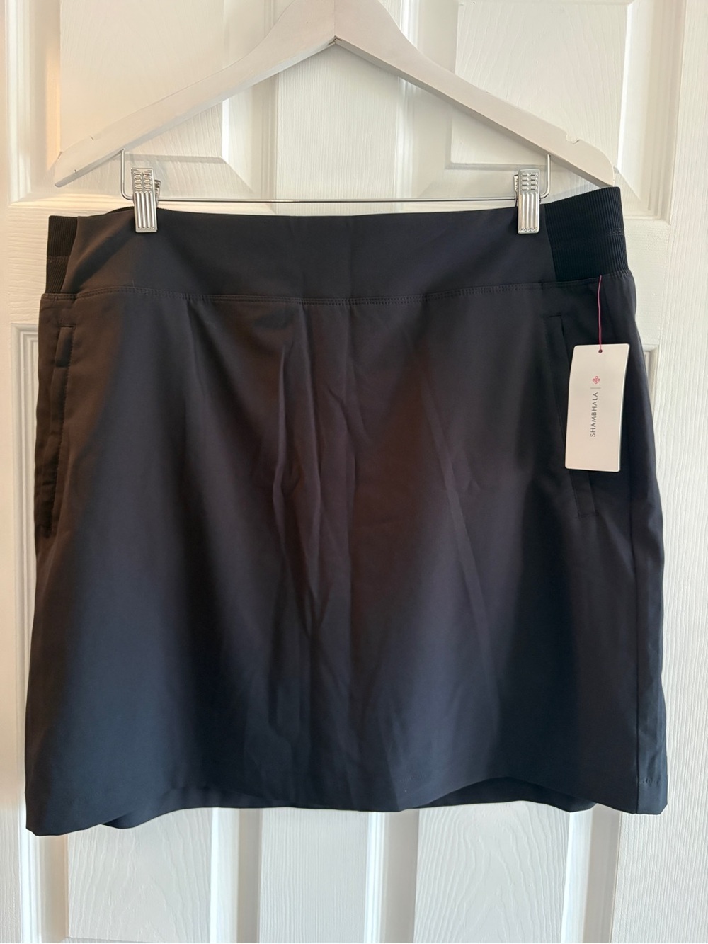 NWT SHAMBHALA Women's Black Active Skort with Pockets